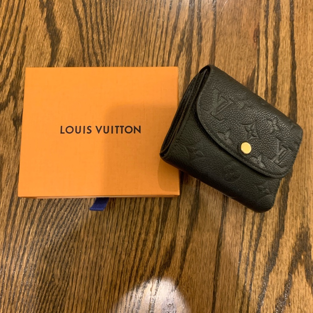 Black Louis Vuitton Leather Wallet